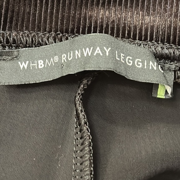 Women’s White House Black Market Scuba Knit Black Runway Leggings Size 6 - Picture 7 of 9